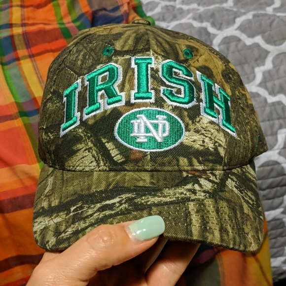 notre dame camo hat
